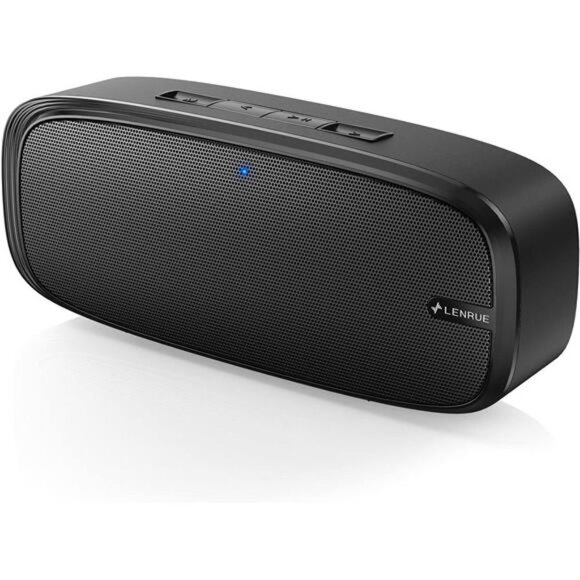 Bluetooth Speaker, Wireless Portable Speaker with Loud Stereo Sound, Rich Bass